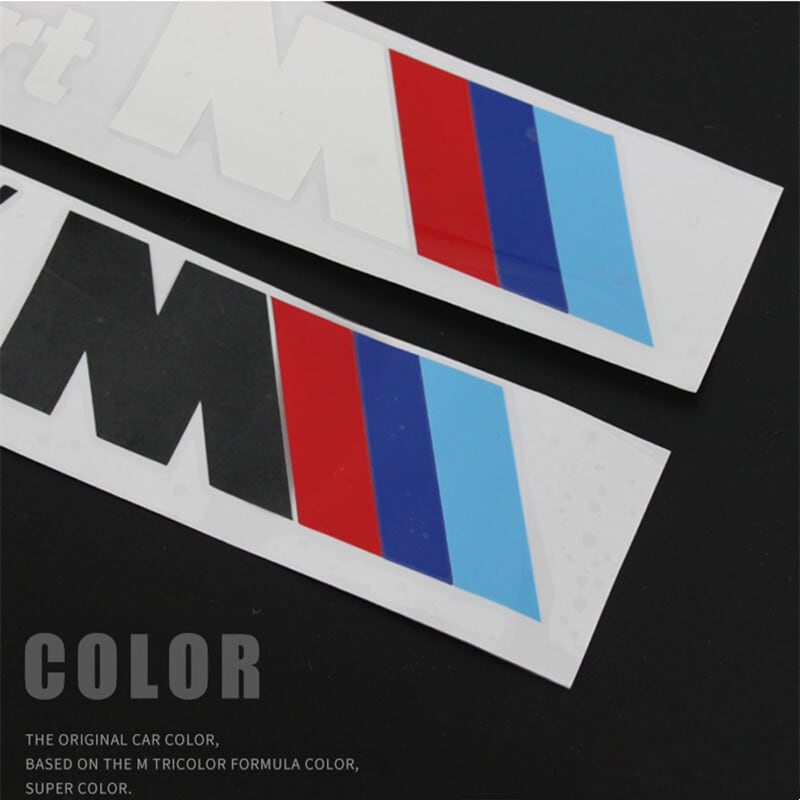 早春セールBMW M デザイン 車ドア用 ステッカー POWER BY BMW