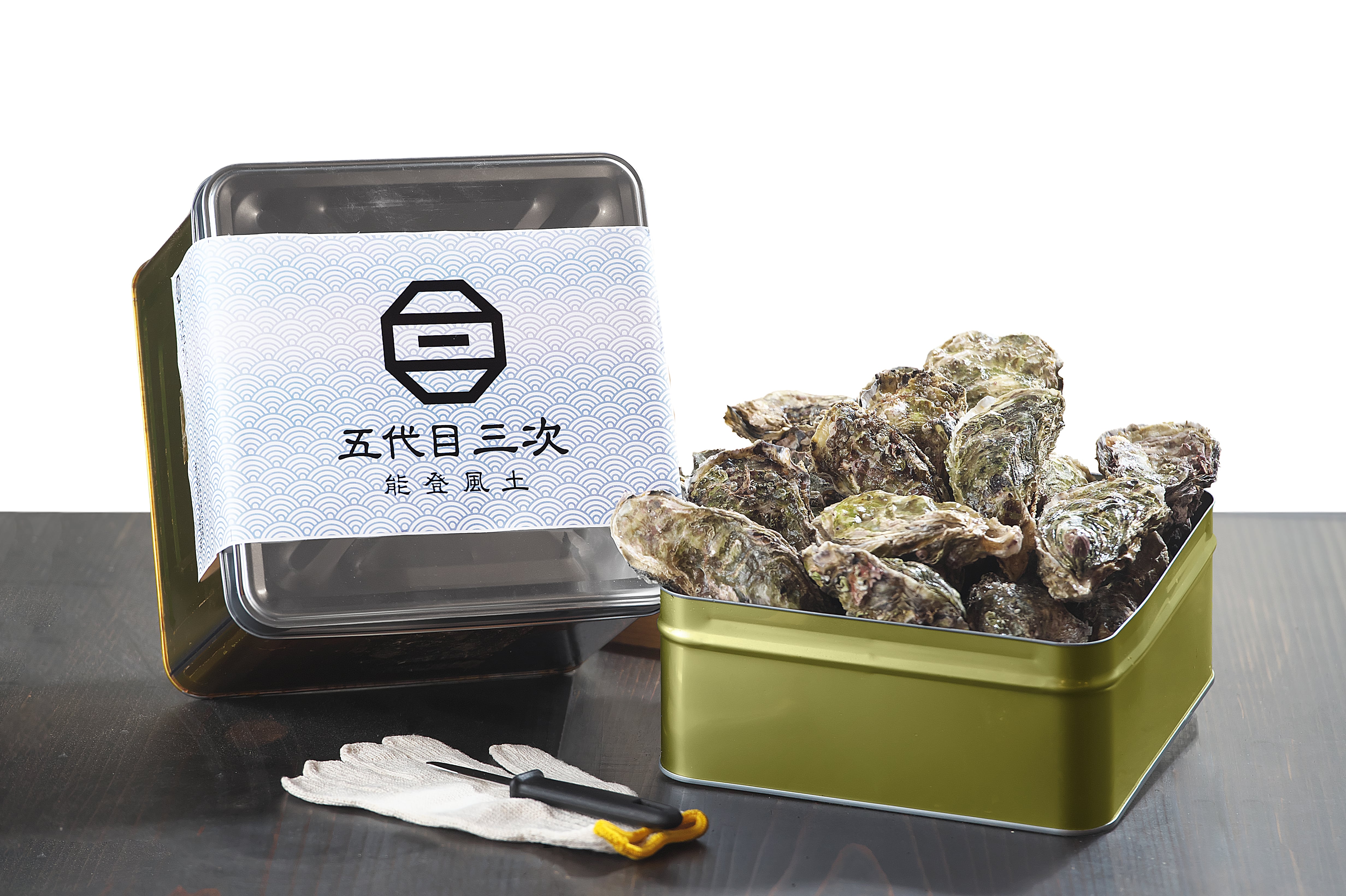 殻付き能登かき　1/3斗缶（約20～25個）