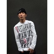 VINTAGE ストリート レタリンググラフィック ロングTシャツ T2246