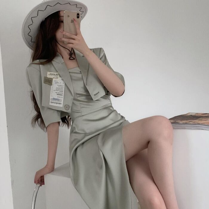 スカート ショートハイウェストウェストドレス レディース ドラファッションホール39231596908