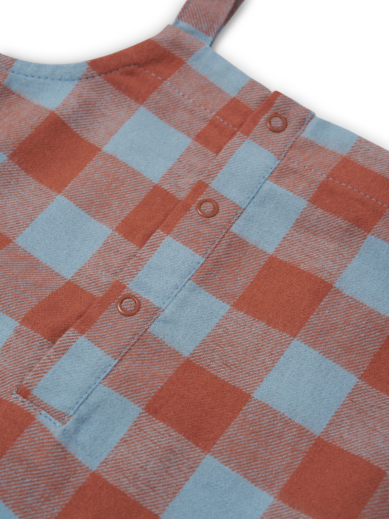 ORGANIC ZOO　Maple Gingham Salopettes