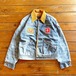 70s  MAVERICK Denim Boa Jacket