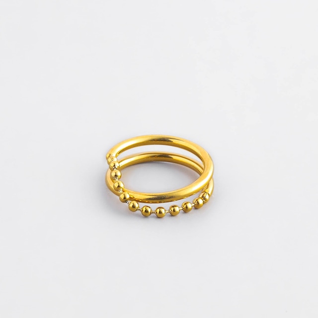 316L dot cross ring #r79