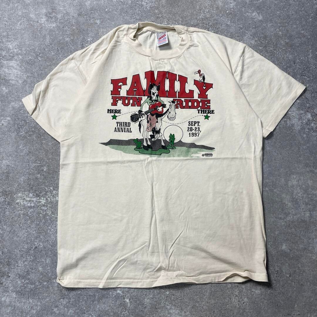 90s USA製 Family Fun Ride vintage Tシャツ