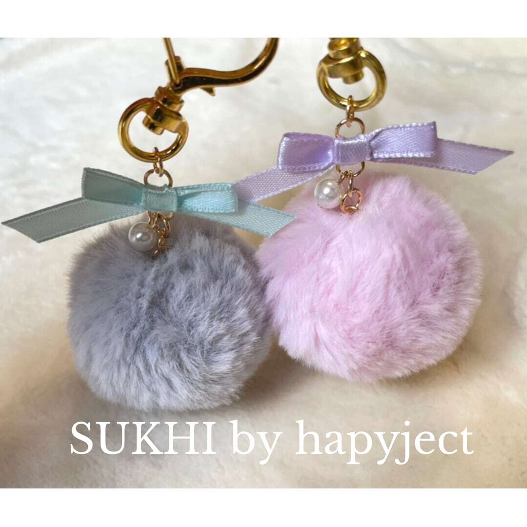 【beauty_tamiko】ファーチャーム　キーホルダー ファーチャーム | SUKHI by hapyject
