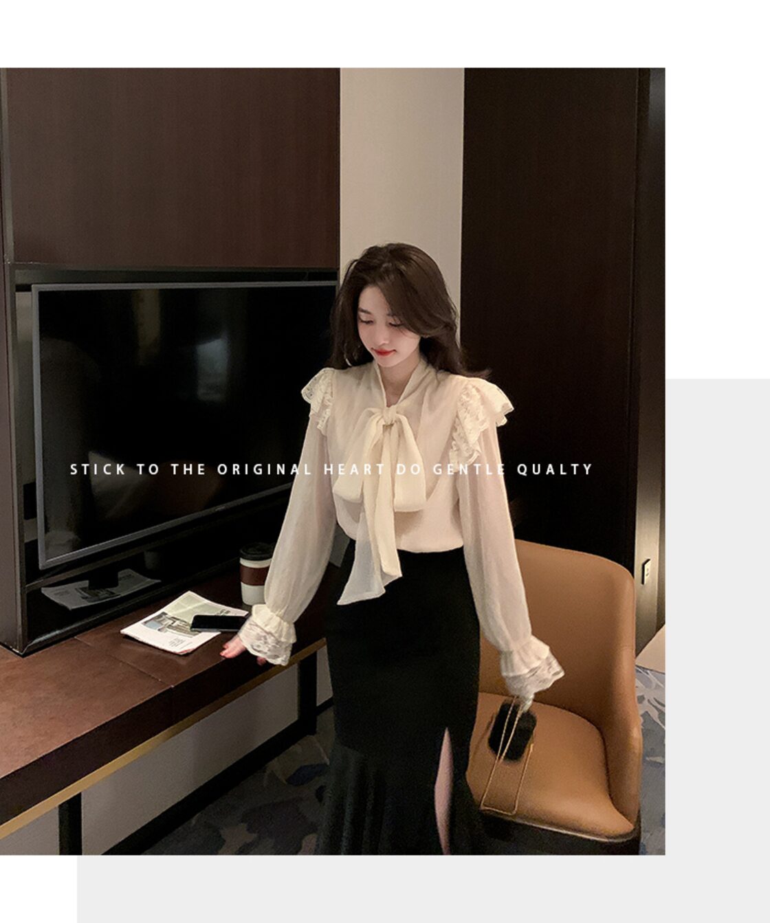 ブラウス】 ボウタイ ブラウス フリル ブラウス レディース 大人 