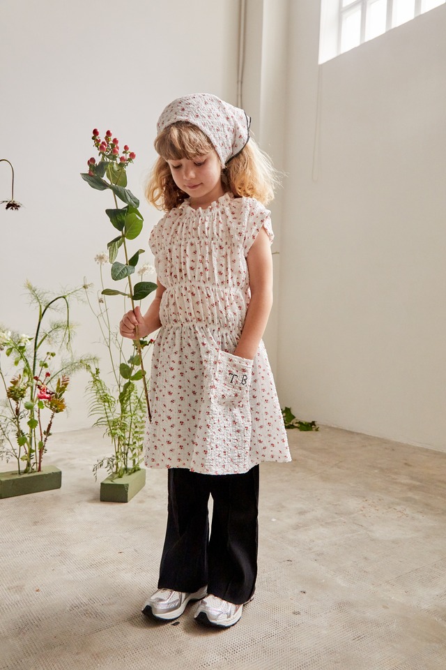 【TOM&BOY】RIB BLACK PANTS