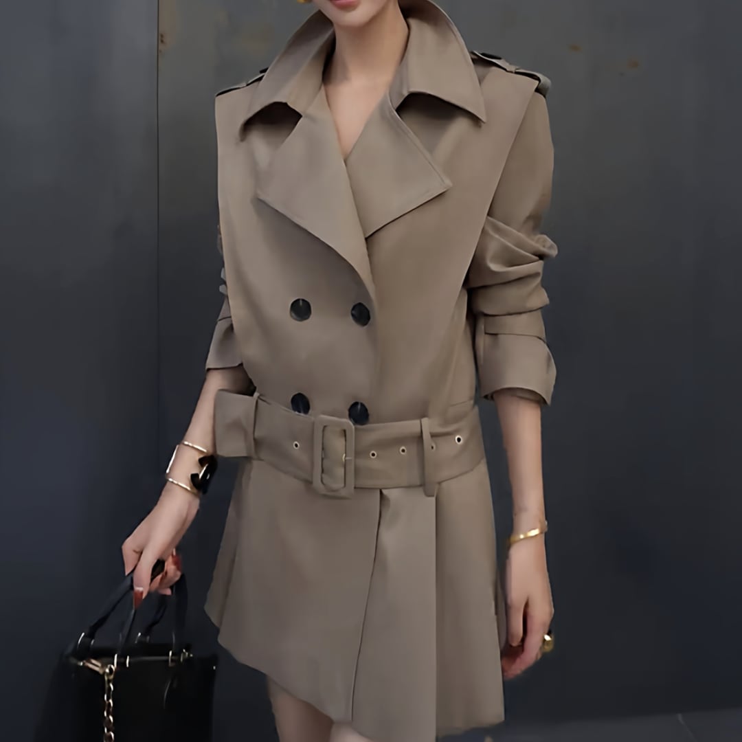 トレンチミニワンピース JC0035