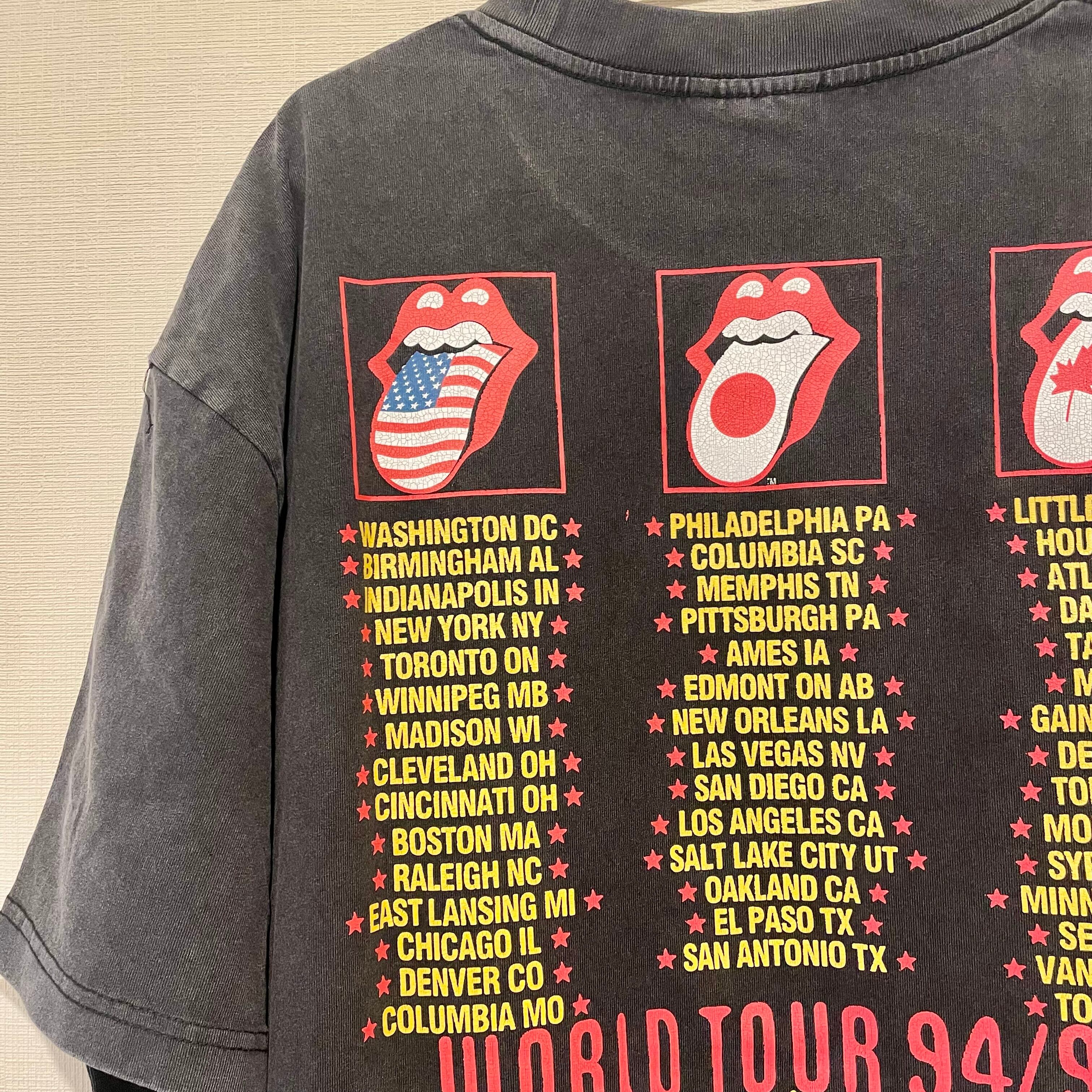 The Rolling Stones Tシャツ WORLD TOUR 94/95 ローリングストーンズ