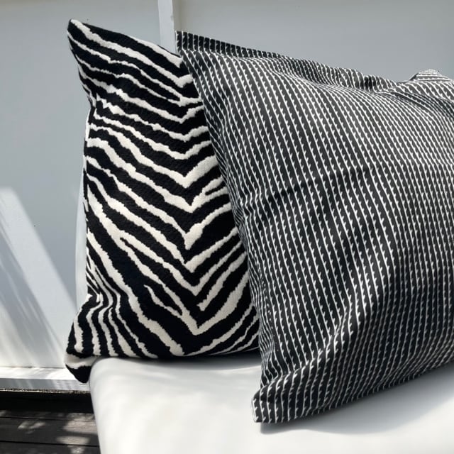 artek アルテック キャンバスクッションカバー 50×50cm ブラック