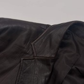 本革 Gresham グレシャム 羊革 シワ加工 レザージャケット LL/ダークブラウン メンズ