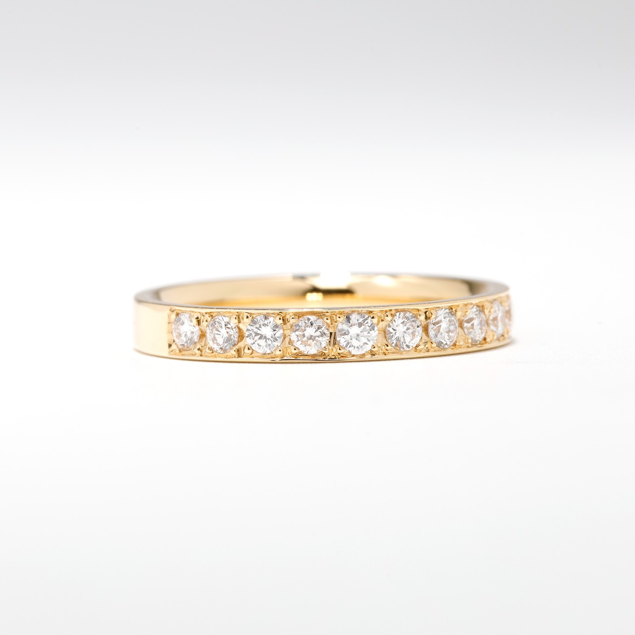 ダイヤモンド ハーフエタニティリング K18 / 0.500ct