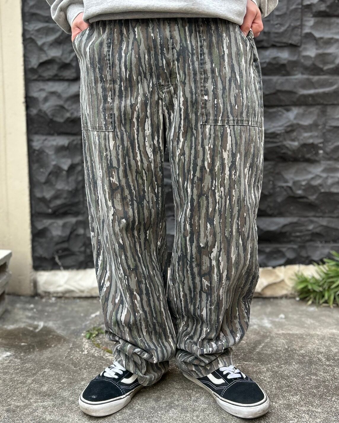 90s ASAT TRIBAL CAMO PANTS GRAY トライバルカモ 00's ASAT Design Tribal Camo Pants【下北沢店】 | curb