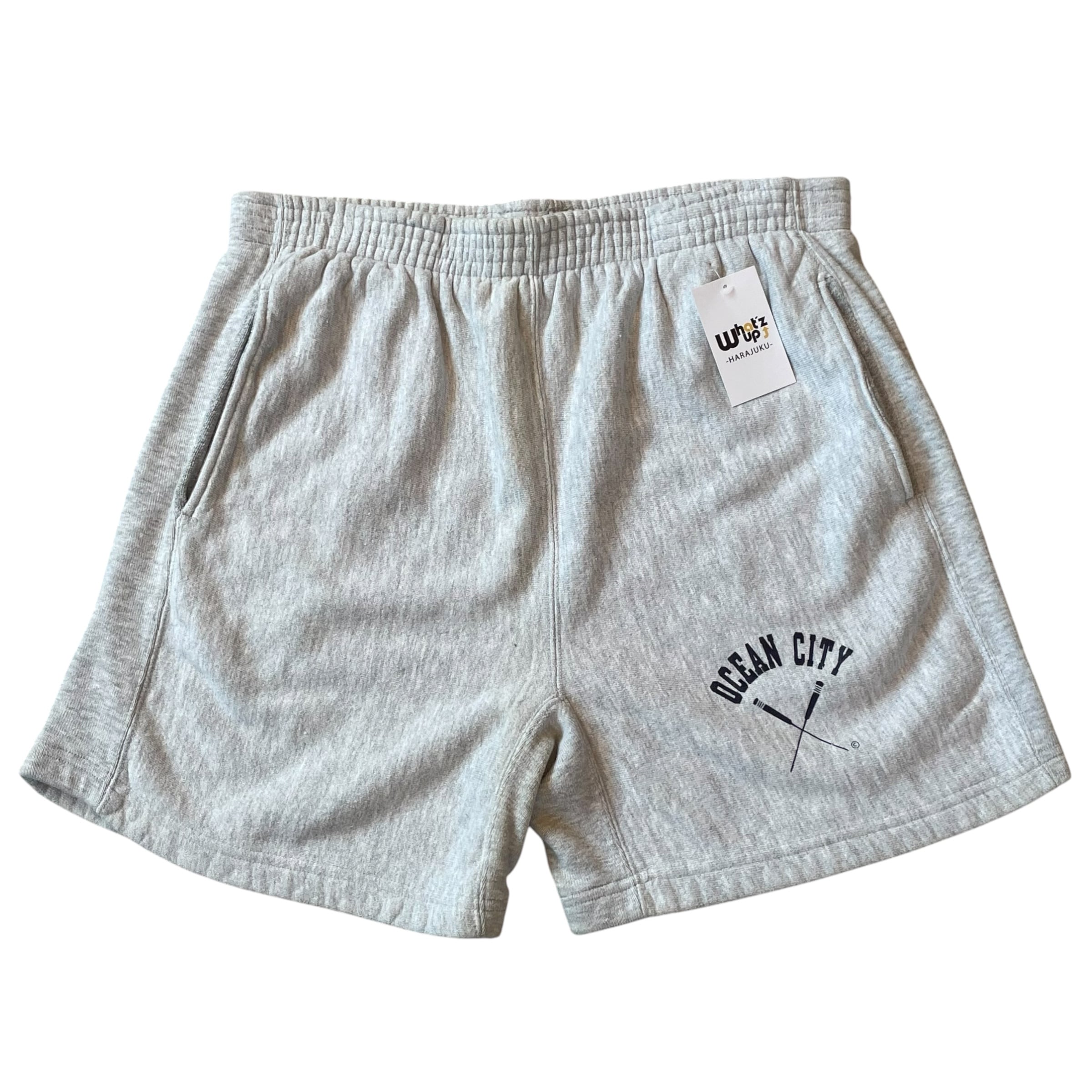 ③1990s Champion R/W "OCEAN CITY" Sweat shorts
