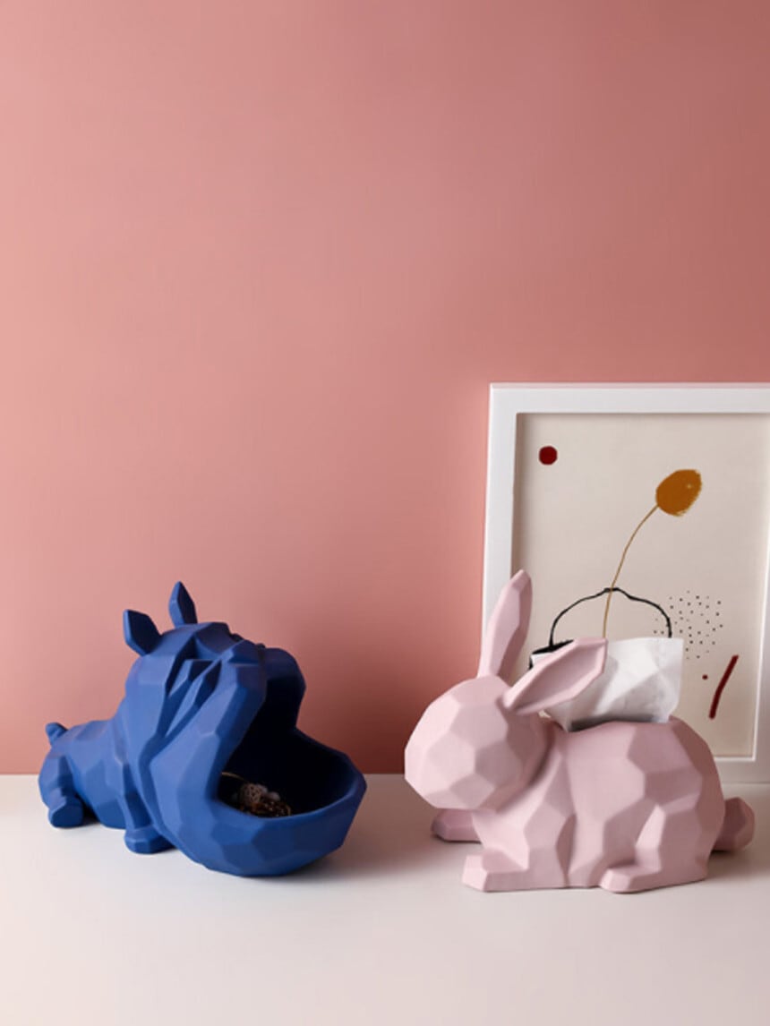 ceramic rabbit tissue case / セラミック ラビット ティッシュ ケース
