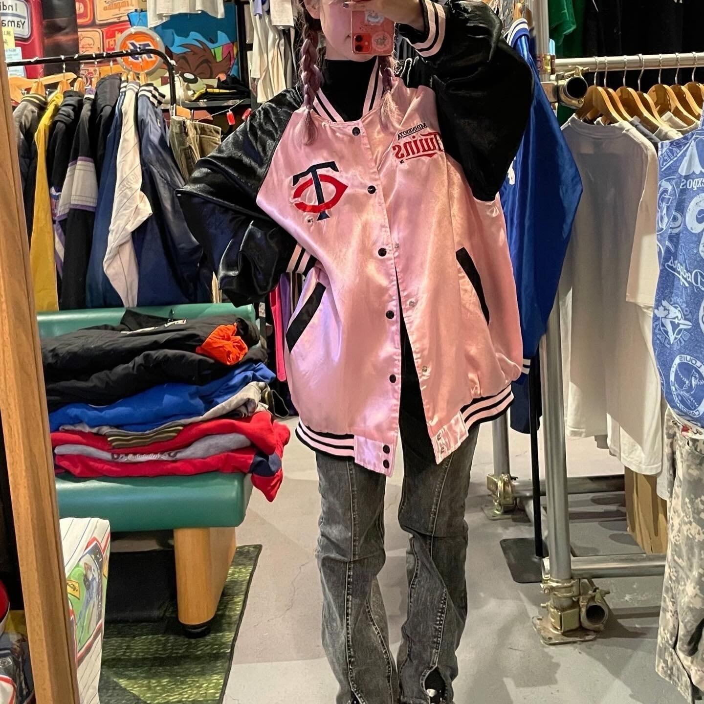 MLB / 90~00s / ミネソタ・ツインズ / ナイロンスタジャン | 古着屋