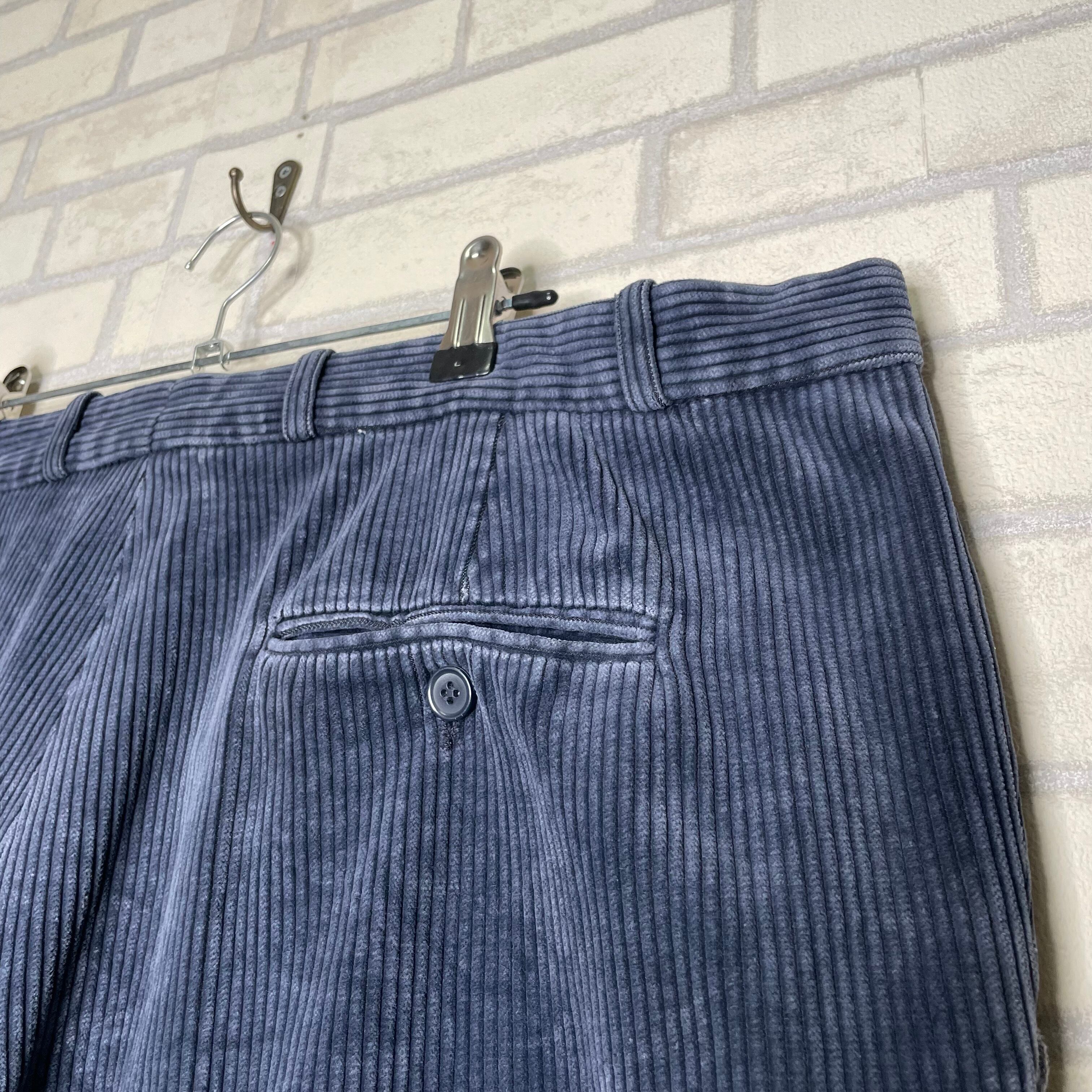 太畝】LIBERSTYL コーデュロイパンツ W40×L30 ネイビー 状態良好