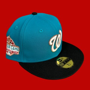 Washington Nationals 2018 All Star Game New Era 59Fifty Fitted / Teal,Black (Gray Brim)
