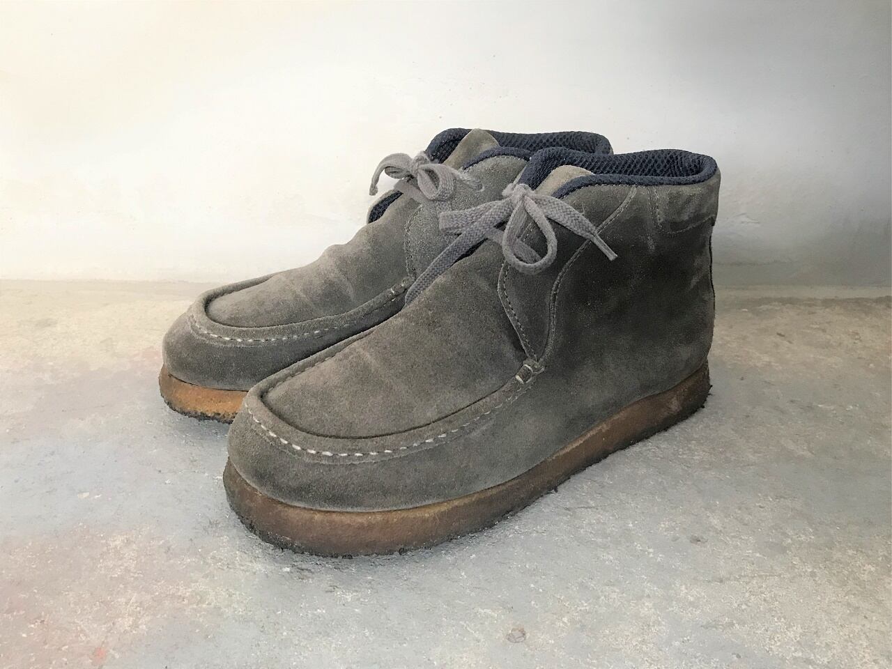90~2000s Stussy suede boots GREY
