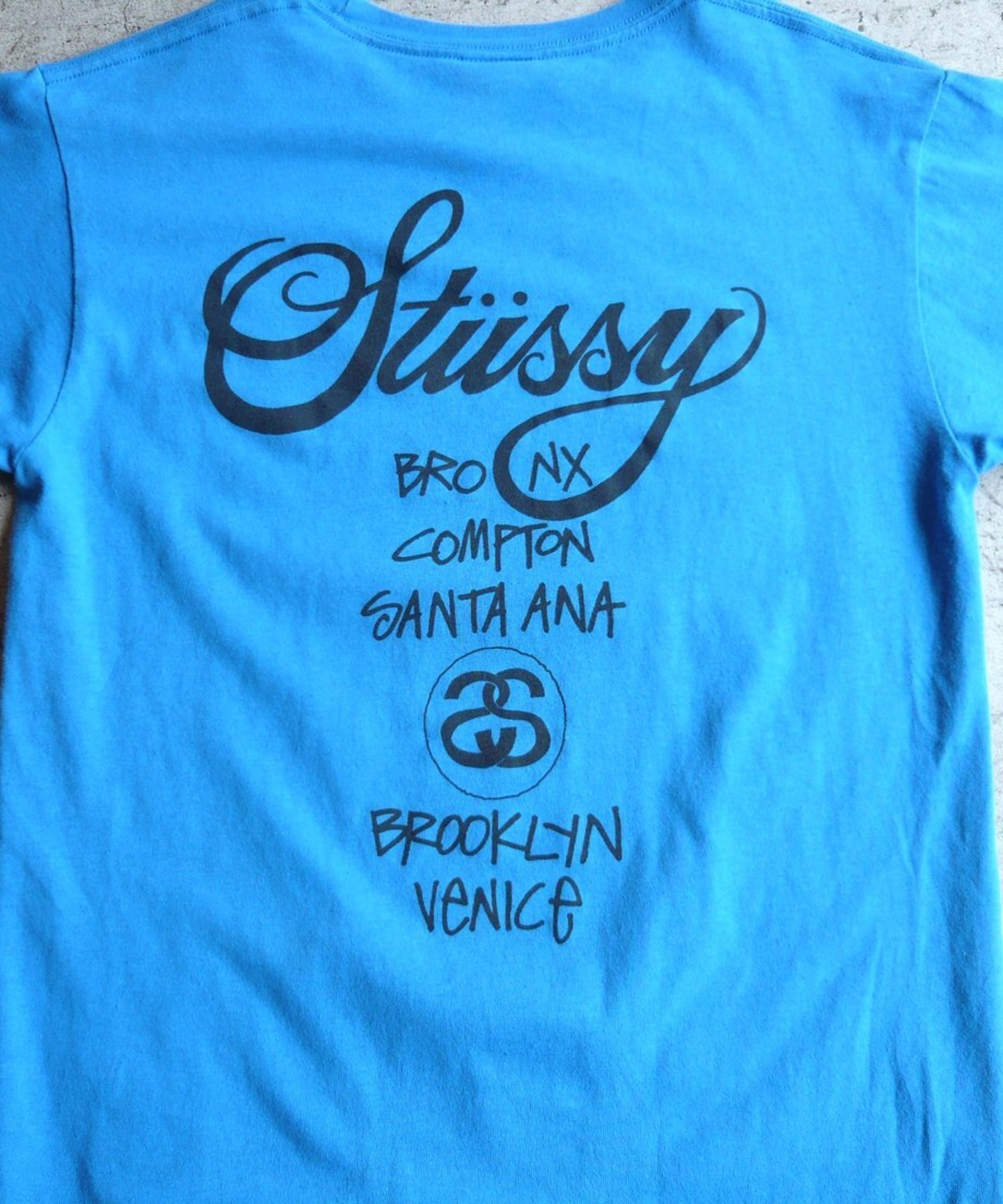 00s STUSSY Tシャツ BLUE