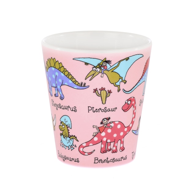 Melamine Beaker Dino pink_45BK2