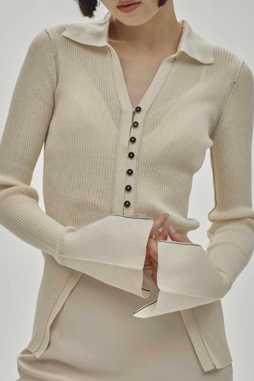 TODAYFUL Sheer Skipper Knit シアースキッパーニット Ecru | planet3rd