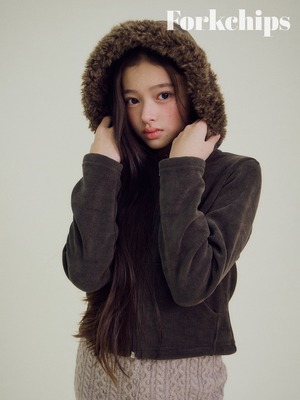 FORK CHIPS［取寄］bear hood zipup 26winter