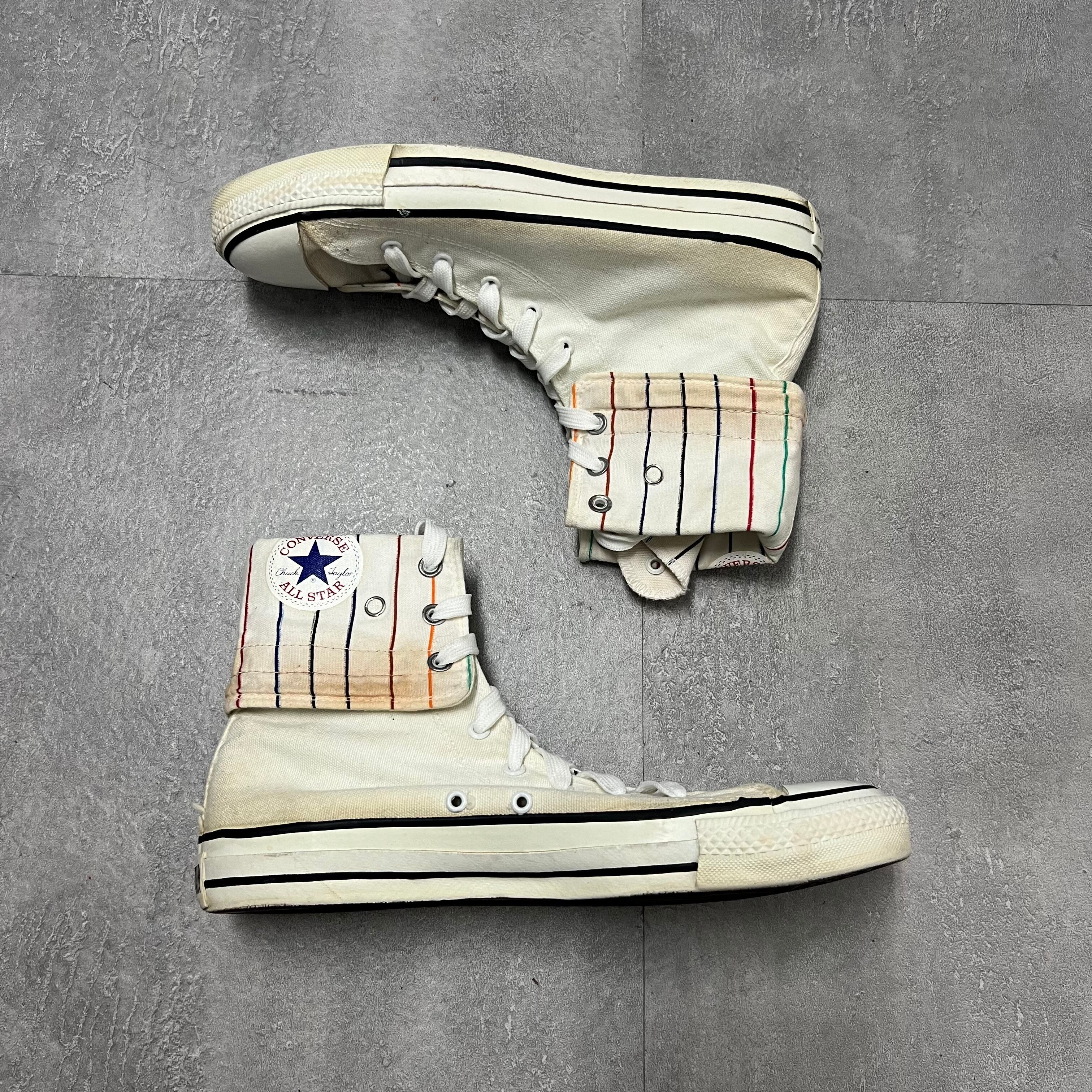 USAアメリカ製80sコンバースconverseニーハイオールスター28.5cm