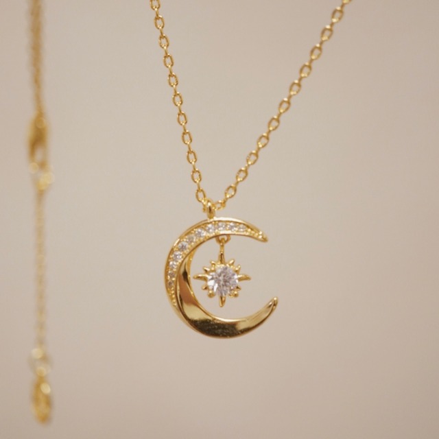moon &sun necklace ［187］