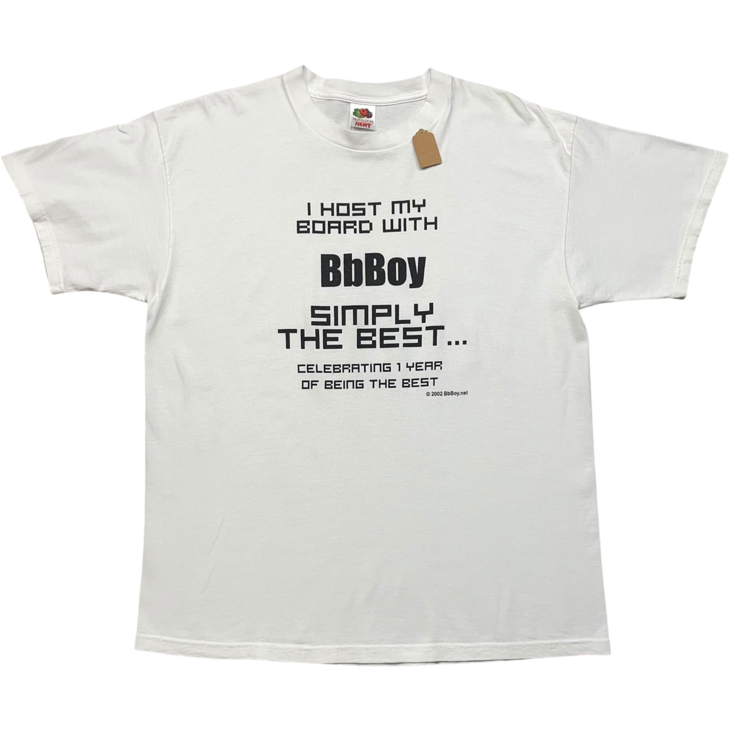 《XL》 FRUIT OF THE ROOM フルーツオブザルーム メッセージプリント ウェブホスティングサービス ホワイト no.8776