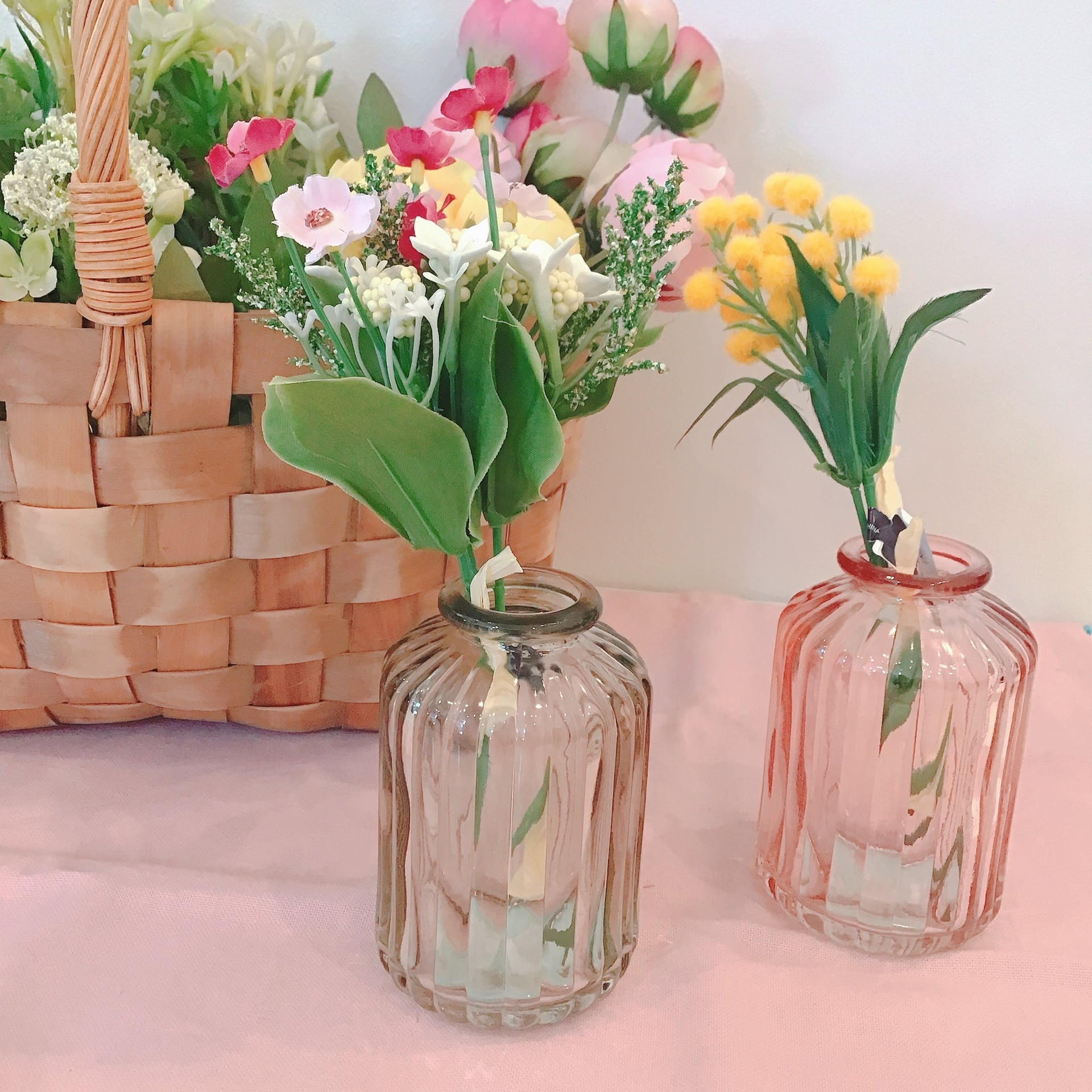 フラワーベース 花瓶 円柱型 アナイスグラス01 | ジャスミンドイル