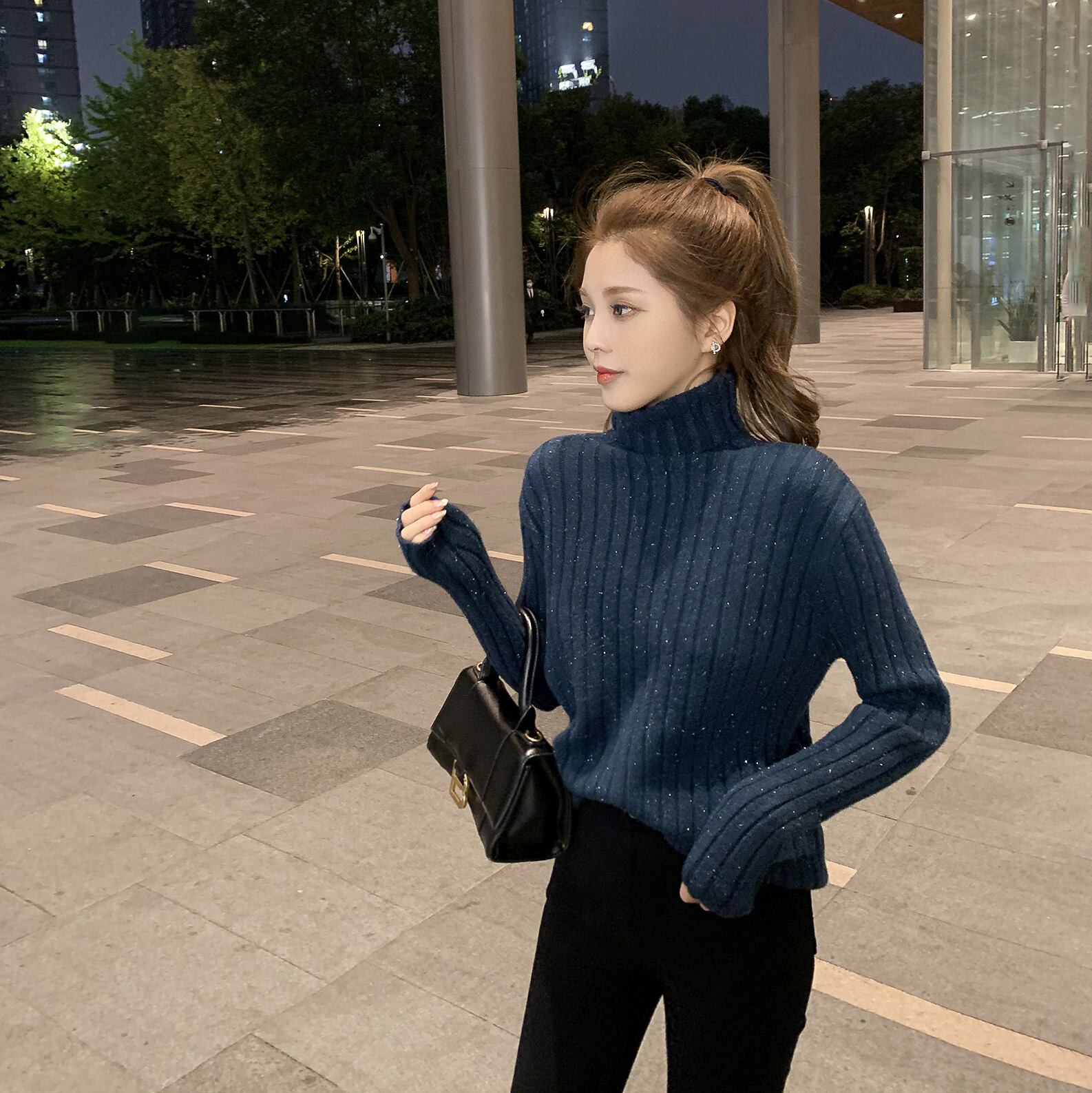 ストライプセーター レディースオータムウィンタースタイルトップス 秋物 冬物 6Du_Shop_Women1180480062