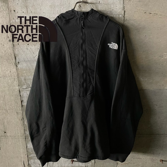 〖The North Face〗logo print halfzip Parker/ザノースフェイス ロゴプリント ハーフジップ パーカー/xxlsize/#0227