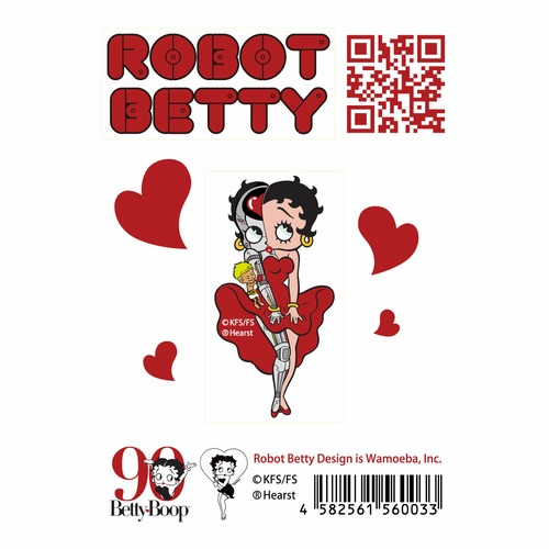 ROBOT BETTY（ロボットベティー）ステッカー「Ⅱ チャンピオンコラボ」