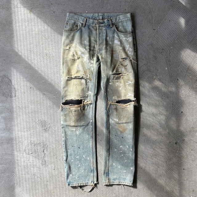 HELMUT LANG / Dameged painter denim