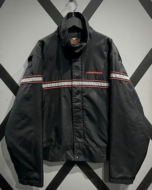 【X VINTAGE】"HARLEY DAVISON" Reflector Line Padded Jacket
