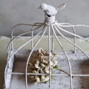 teraさま専用ページ：ワイヤー鳥篭　ラカージワイドW　アンティーク調　シャビーシック　オシャレ　UF 600