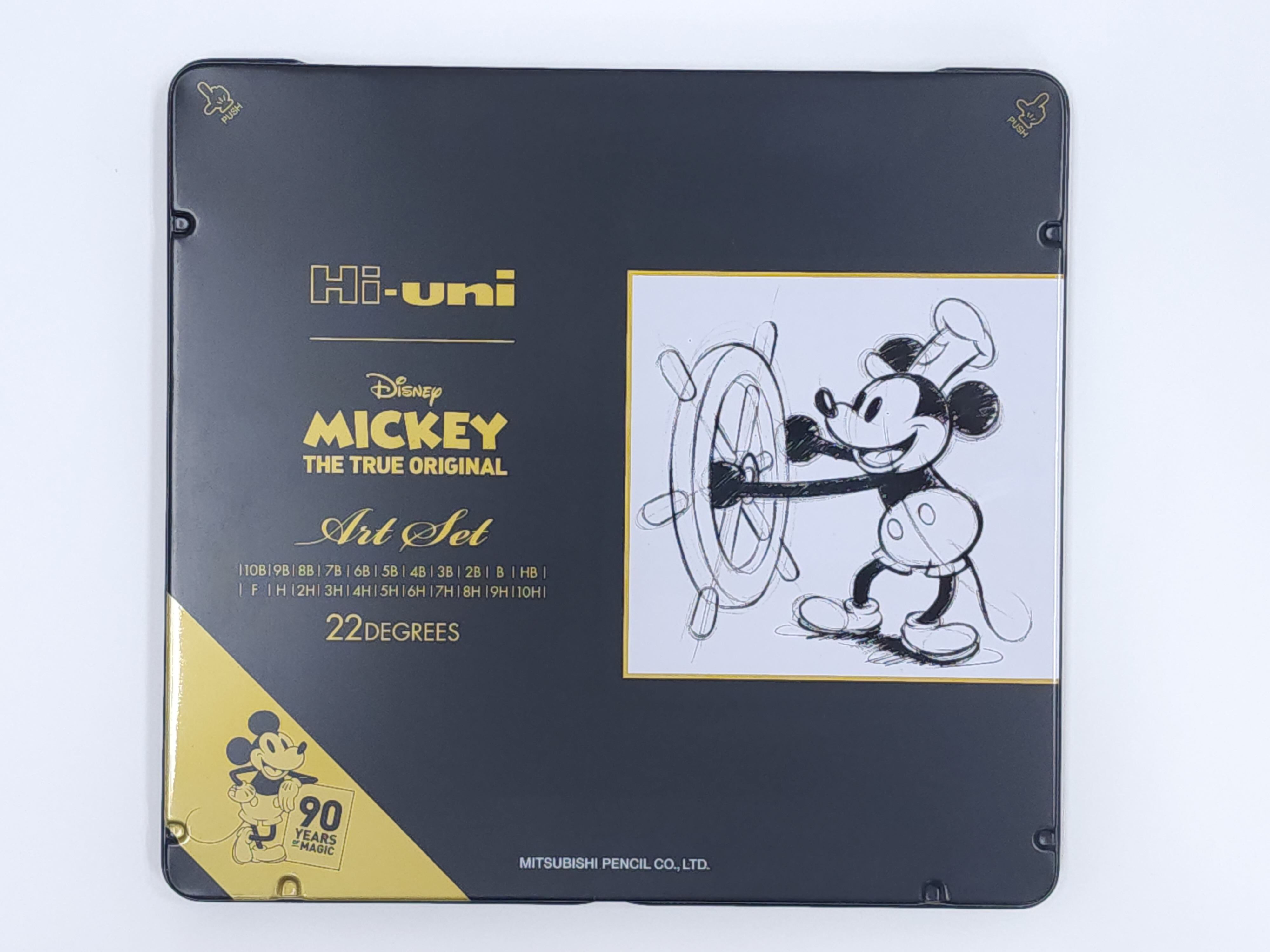【三菱鉛筆】ミッキーマウス90周年記念 ハイユニ アートセット