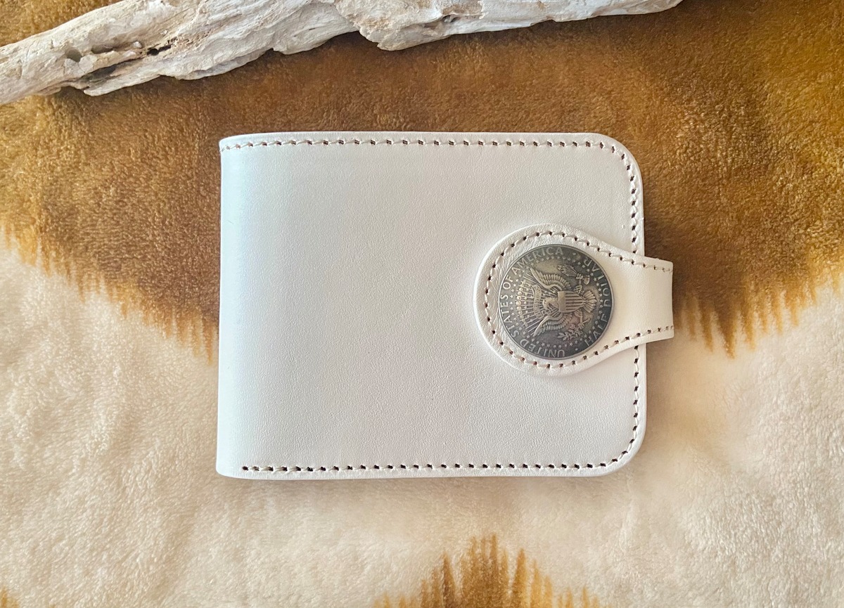 concho cow leather wallet コンチョ レザー カウ 財布 折り財布 | SHOP88