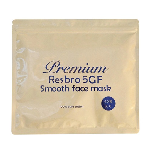 プレミアム 5GF スムースフェイスマスク 40枚入り×３袋