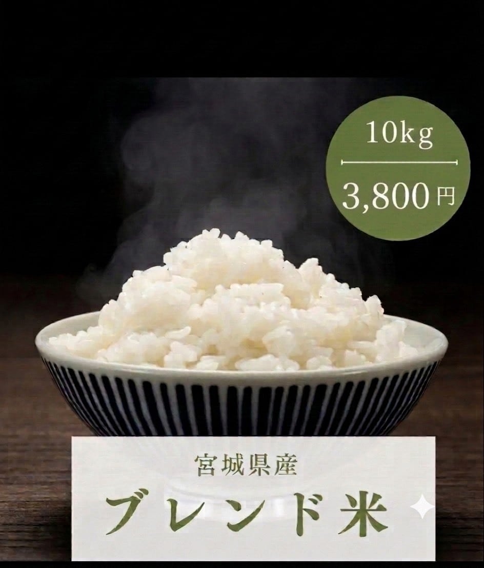 生活応援米】 宮城県産ブレンド米10kg | 有限会社笠原商店