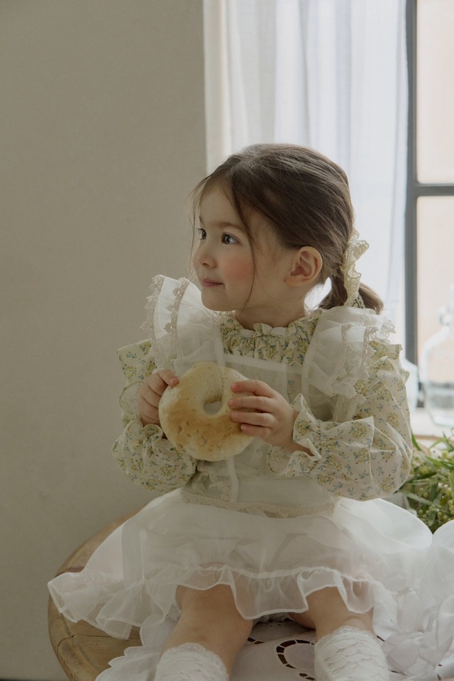 ラスト1 yellow7【即納】<flo>  Vivaldi blouse