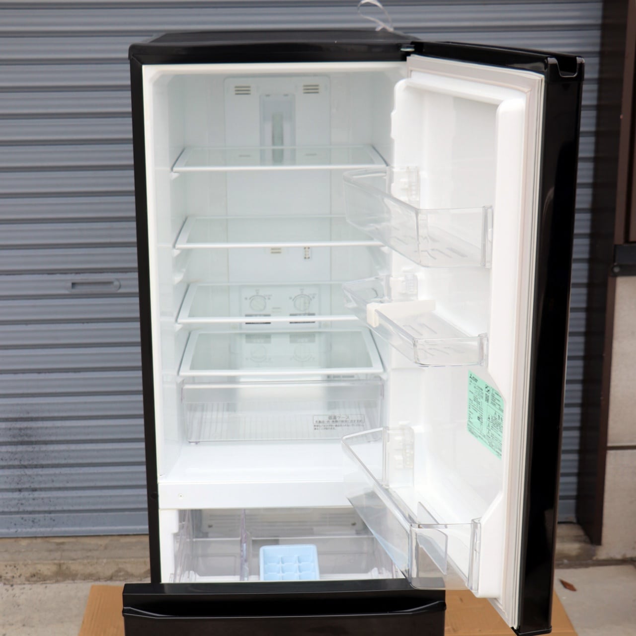 【2018年製】【168L】三菱　冷蔵庫　MR-P17D-B 三菱（MITSUBISHI） 中古 LGB-MRP17DB 冷蔵庫 2018年モデル 168L