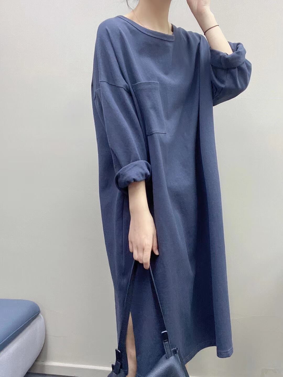 コットンワンピ　AJ22136-2142