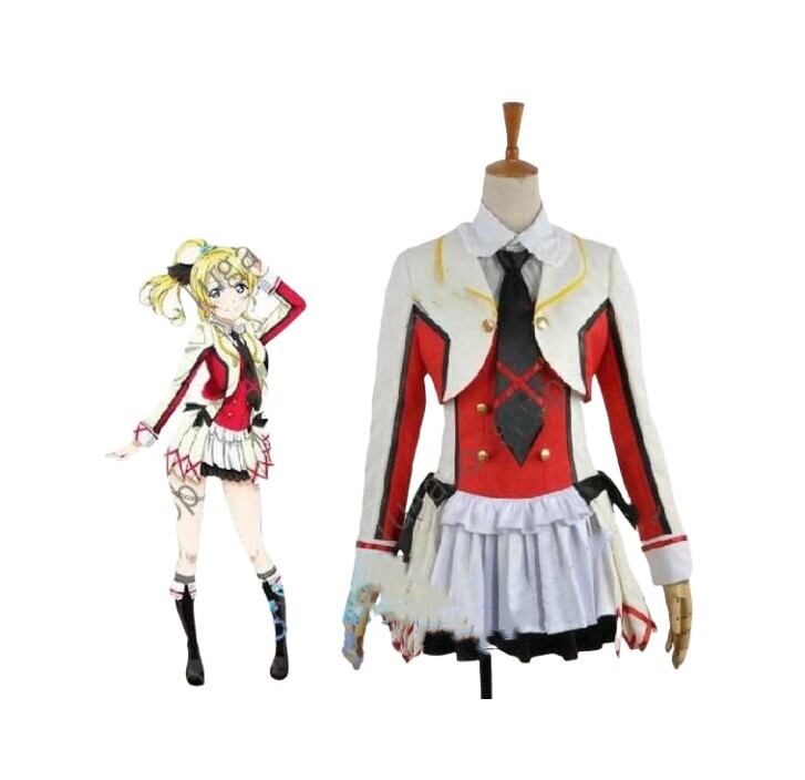 Love Live! ラブライブ! 絢瀬 絵里（あやせ えり）風 舞台装 コスプレ衣装 ハロウィン アニメ イベント クリスマス コスチューム K4024 Love Live!ラブライブ！絢瀬 絵里（あやせ えり） 舞台装 風