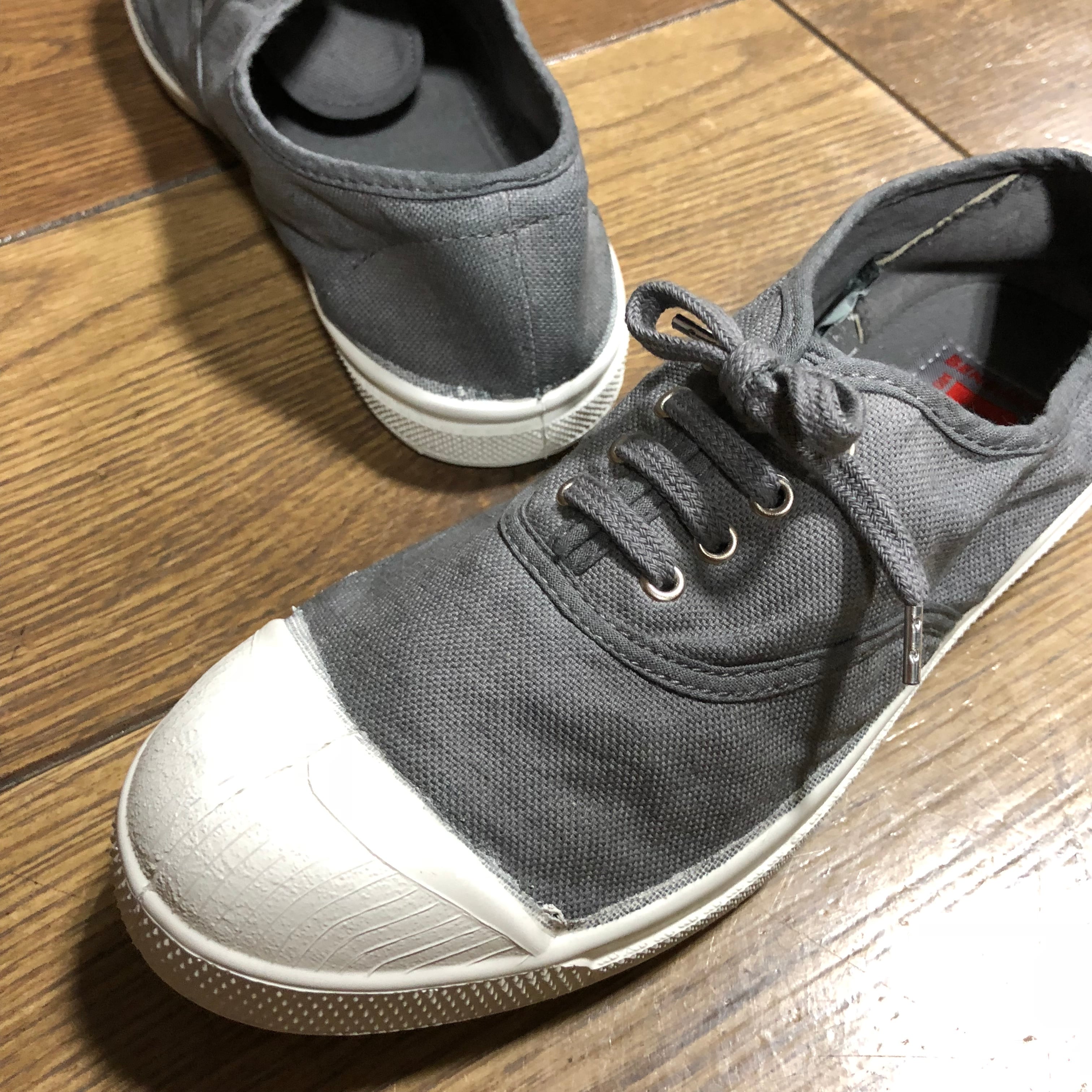 BENSIMON ベンシモン Tennis Lacets Femme グレー | home web ...