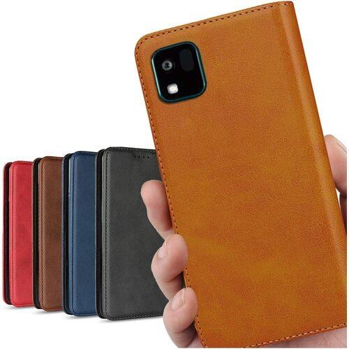 京セラ かんたんスマホ3 A205KC ケース 手帳型 ワイモバイル 適用 簡単スマホ3 手帳ケース カバー スマホケース カードケース Y!mobile simフリー 携帯カバー 手帳 耐衝撃 財布 case iCoverCase 内蔵マグネット 携帯カバー カード入れ スタンド機能 落ち着いた色 レトロ ライトブラウン 1973