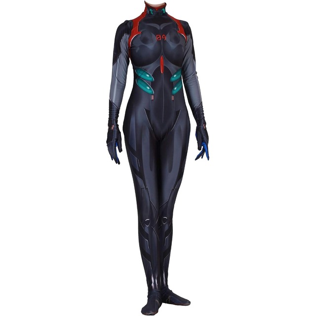 VIRIYA プラグスーツ 新世紀 エヴァンゲリオン惣流・アスカ・ラングレー EVA コスプレ コスチューム ハロウィン 仮装 コスプレ イベント仮装 ヱヴァンゲリヲン  男女兼用 2002