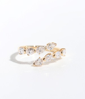 Trail of light Diamond Ring K18YG  / AL-029