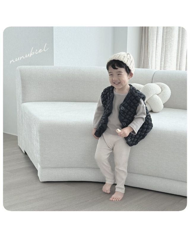 【 即納 】2025 秋新作 nunubiel ヌヌビエル キッズ リブレギンス